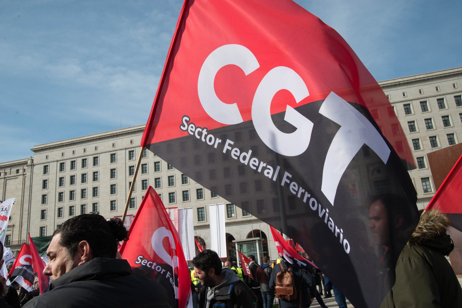 Concentración CGT Ferroviario — acción