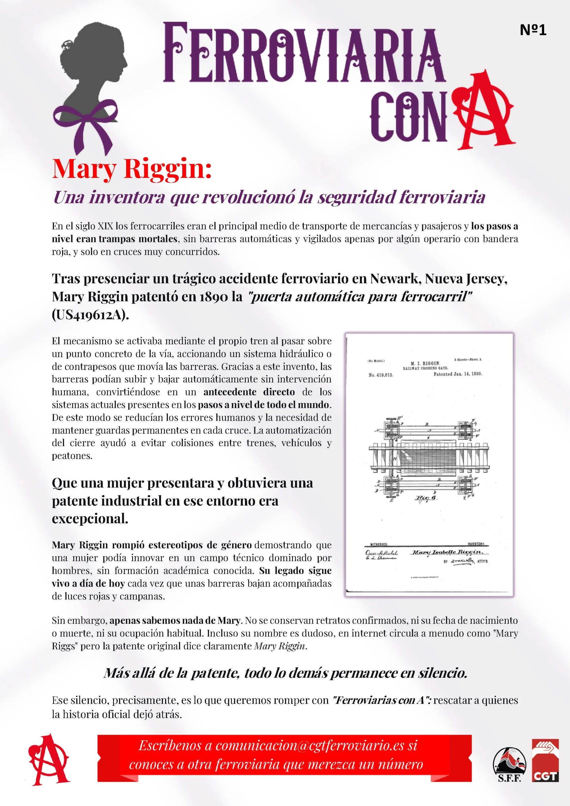 💜 Lanzamos nuestro boletín mensual de Ferroviaria con A